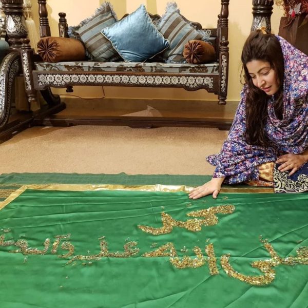 Famous Actress And Host Uzma Tahir’s Preparations For Eid Milad Ul Nabi