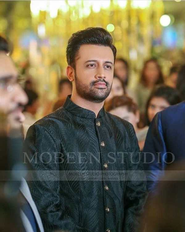 Atif Aslam's Wife Sarah Khan Wear Latest Wedding Dress