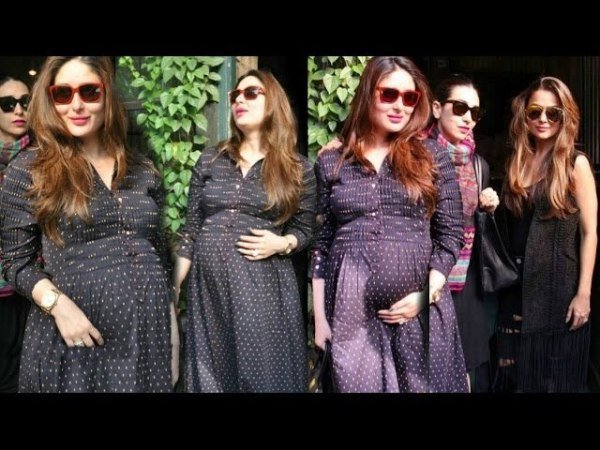 Kareena Kapoor Khan Flaunts Her Baby Bump in Casual Dress