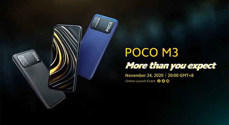Xiaomi Unveils Poco M3 With Mid-Range Specs for Only $150