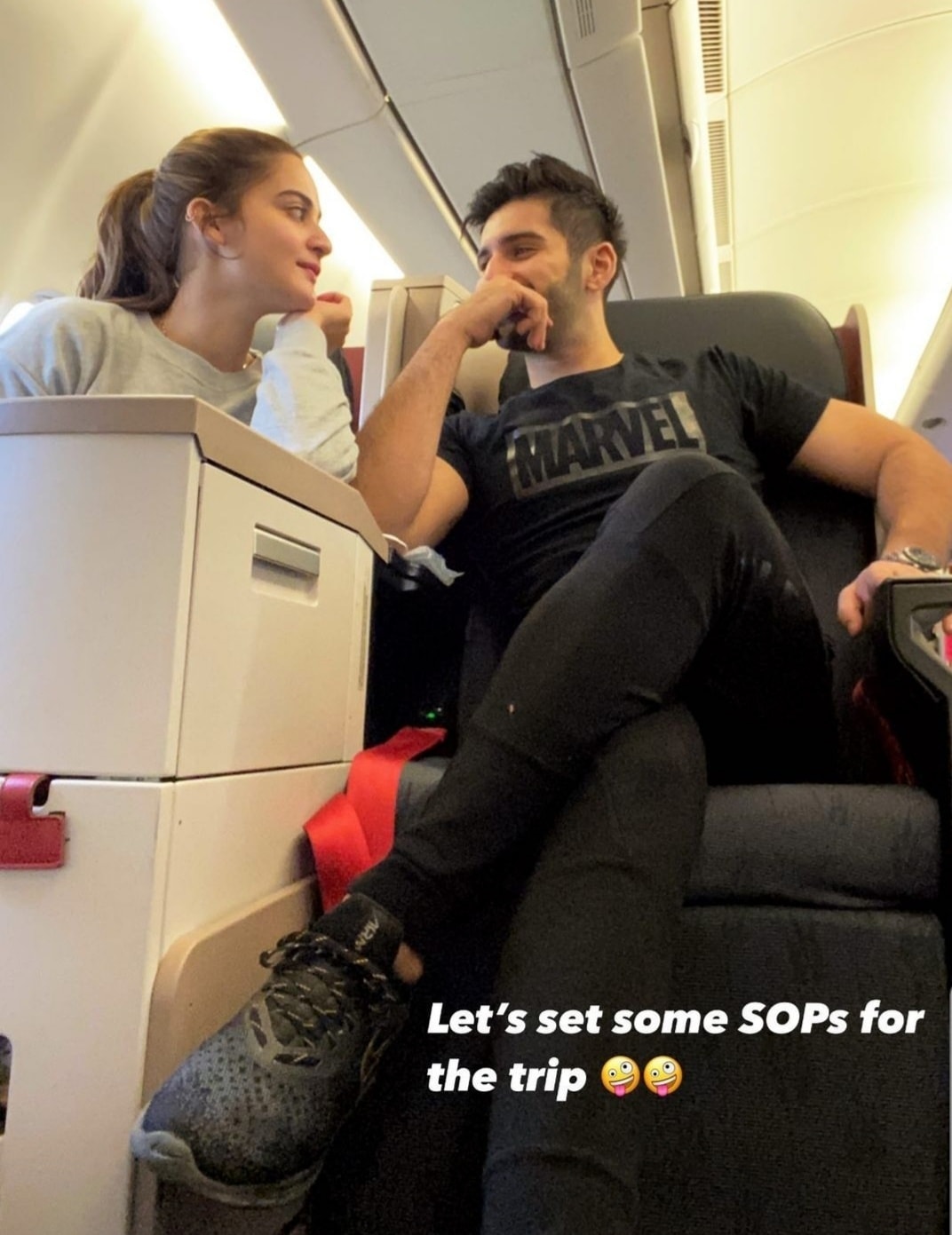 Aiman Khan and Muneeb Butt Flying to Turkey for Vacation