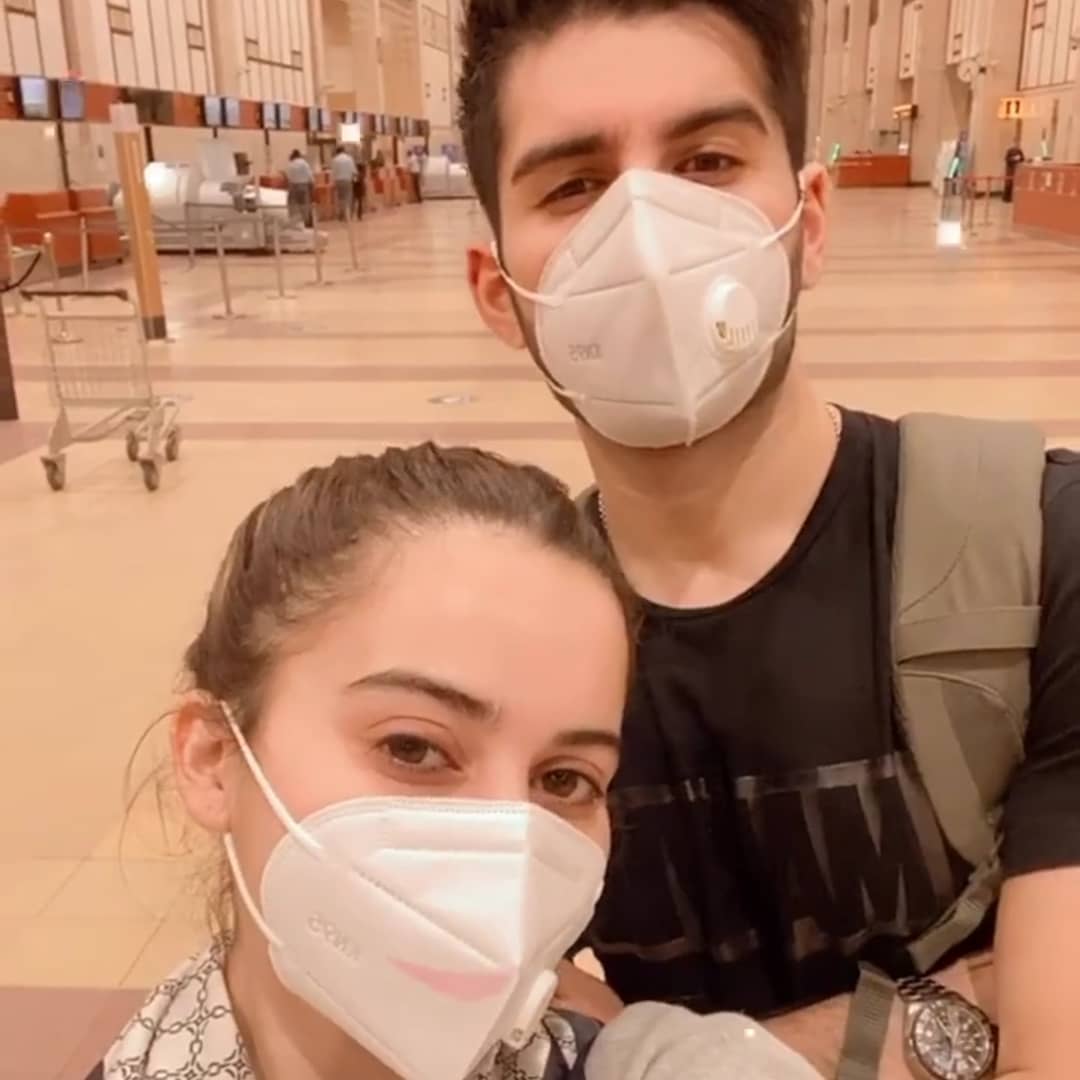 Aiman Khan and Muneeb Butt Enjoying Holidays in Turkey - Day 1