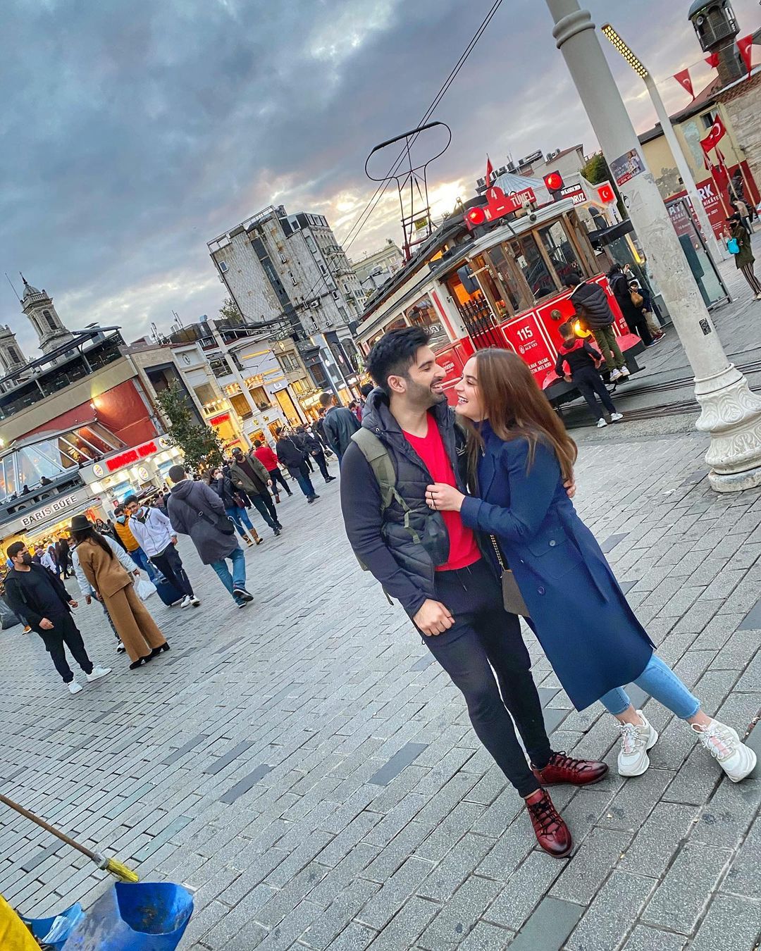 Aiman Khan and Muneeb Butt Enjoying Holidays in Turkey - Day 1