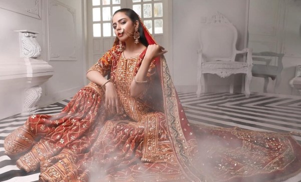 Hina Ashfaq Latest Pakistani Bridal Dresses Photoshoot