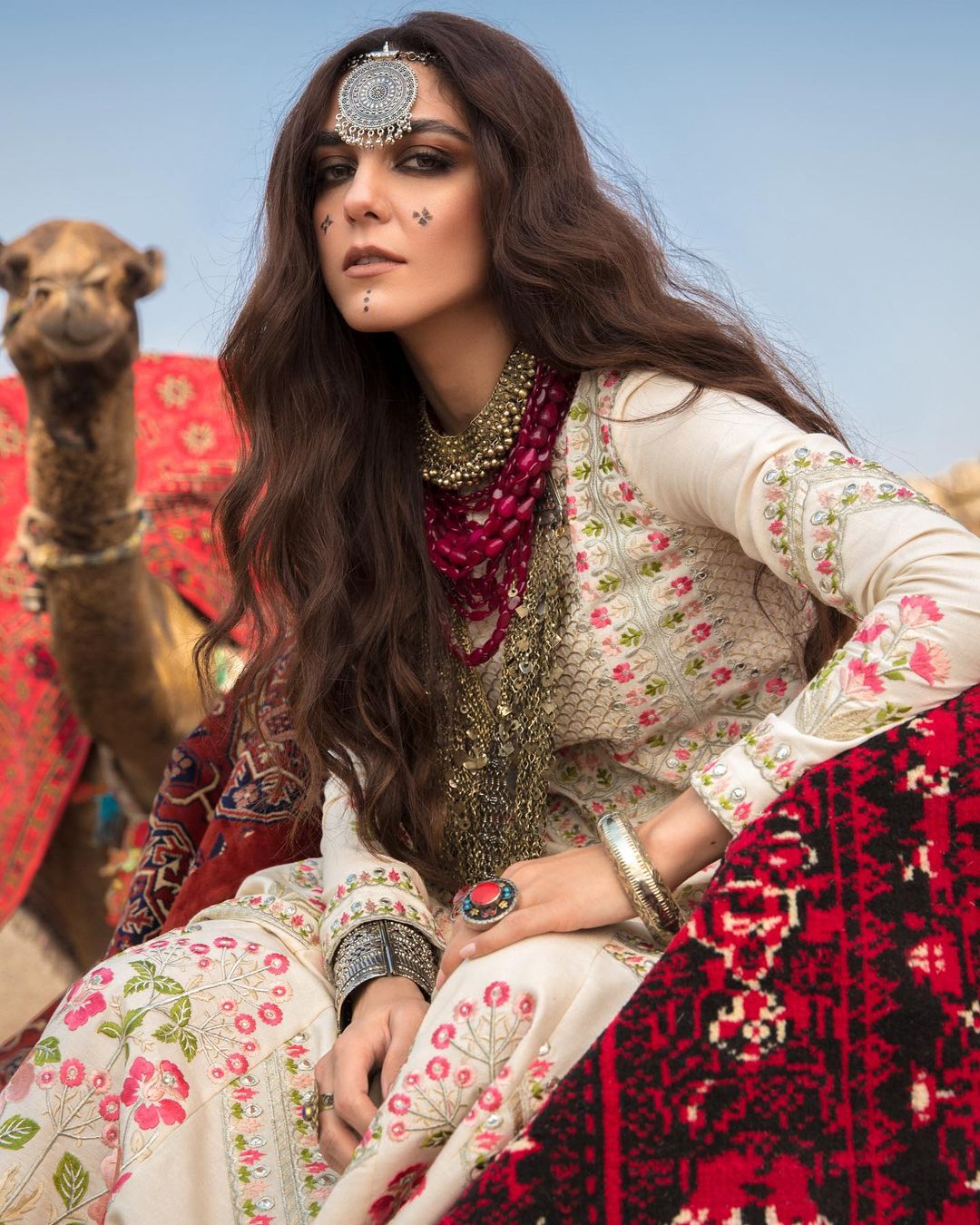 Crimson Winter Collection 2020 by Saira Shakira Featuring Maya Ali