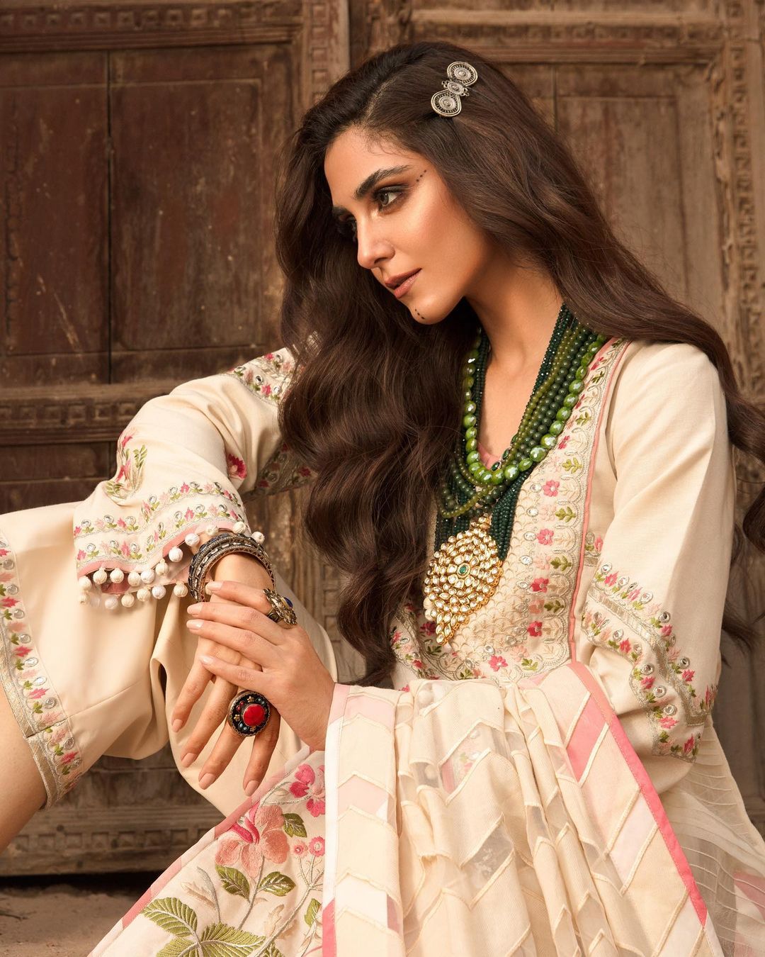 Crimson Winter Collection 2020 by Saira Shakira Featuring Maya Ali