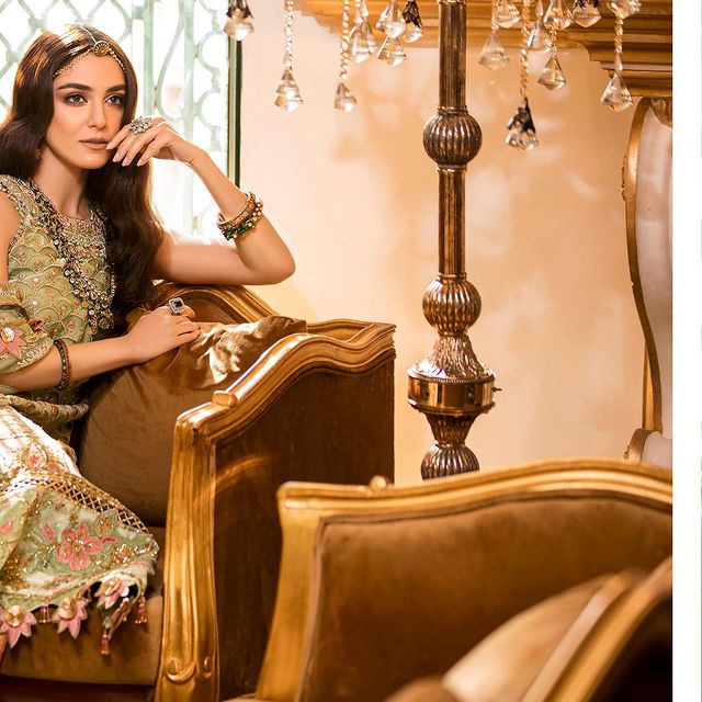 Maya Ali Looks Flawless In Noor Festive Collection