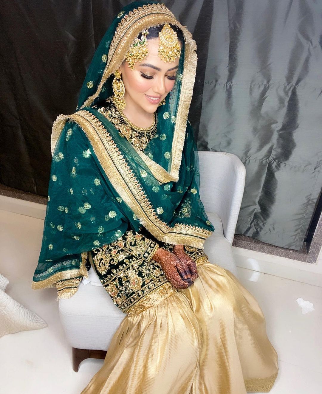 Actress Sana Khan from Her Wedding - Beautiful Pictures