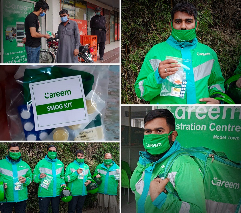 Careem Distributes Smog Safety Kits to Captains Amidst Covid-19