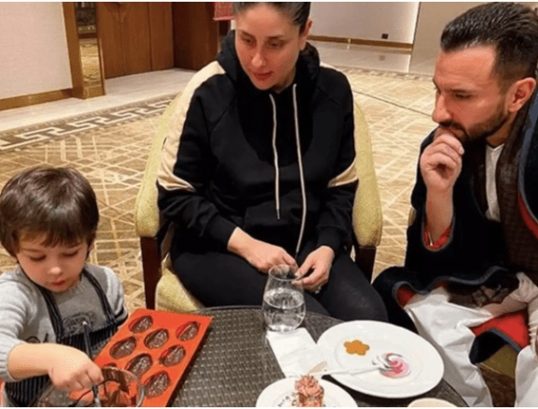 Taimur Enjoys A Culinary Session With Kareena And Saif