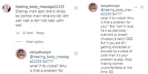 Sonya Hussyn Shuts Down A Troll With A Befitting Reply