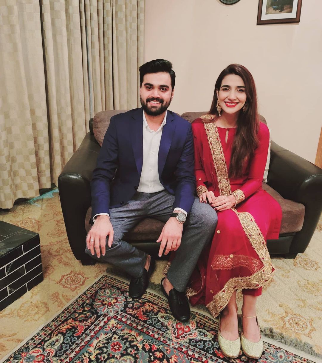 Rubab Hashim with her Husband Shoaib - Latest Pictures