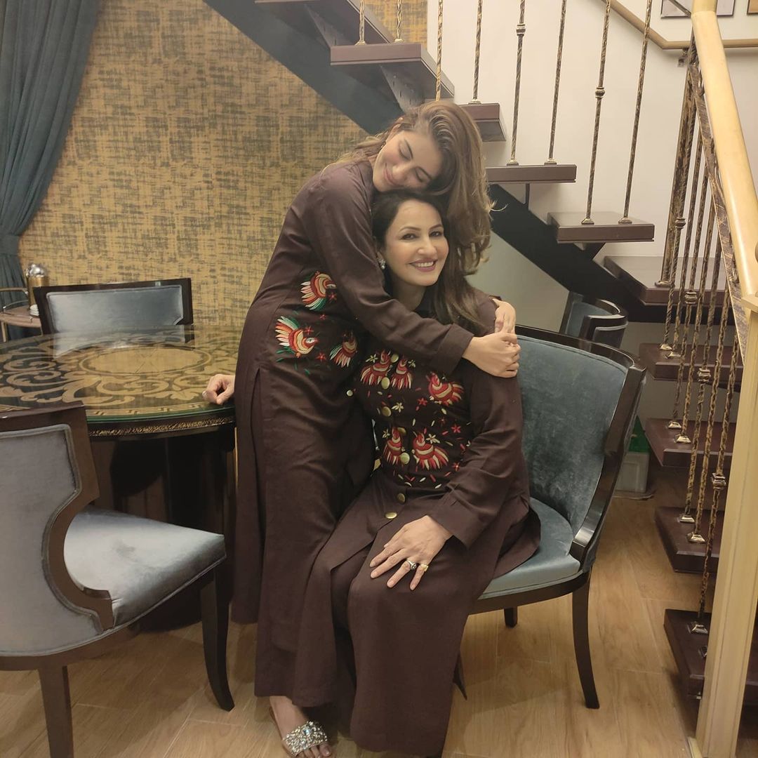 Saba Faisal with her Daughter Sadia Faisal - Latest Pictures