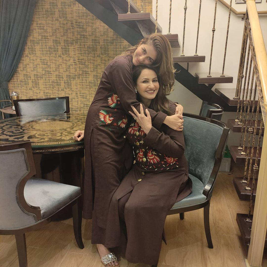 Saba Faisal with her Daughter Sadia Faisal - Latest Pictures