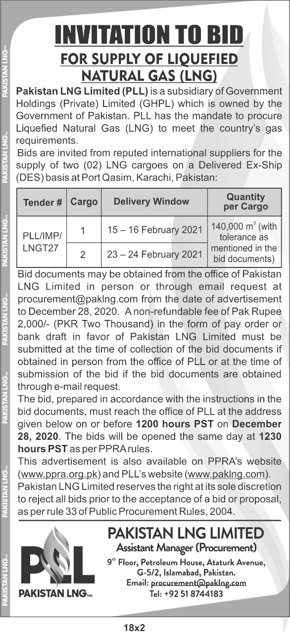 LNG Bidding | ProPakistani