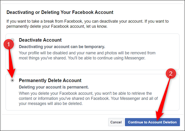 How to Delete Facebook Account