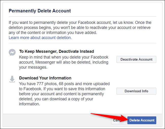 How to Delete Facebook Account