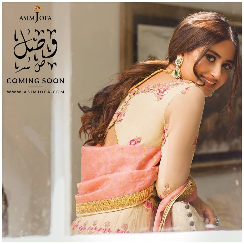 Latest Upcoming Collection Of Asim Jofa Featuring Sajal Ali