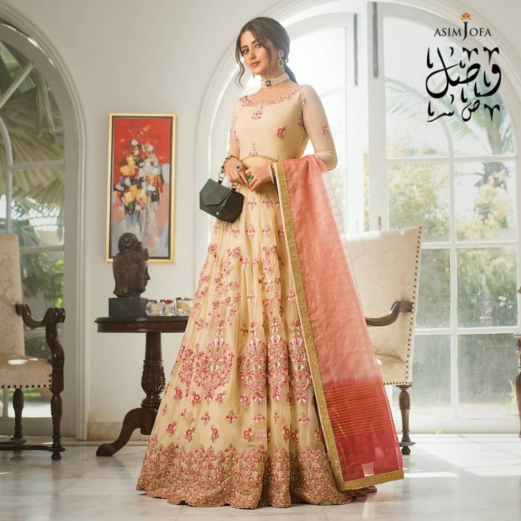 Latest Upcoming Collection Of Asim Jofa Featuring Sajal Ali