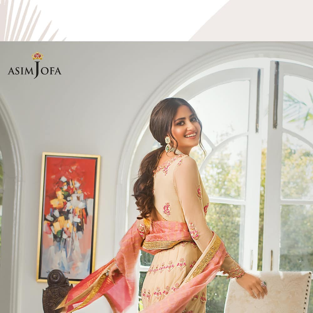 Latest Upcoming Collection Of Asim Jofa Featuring Sajal Ali