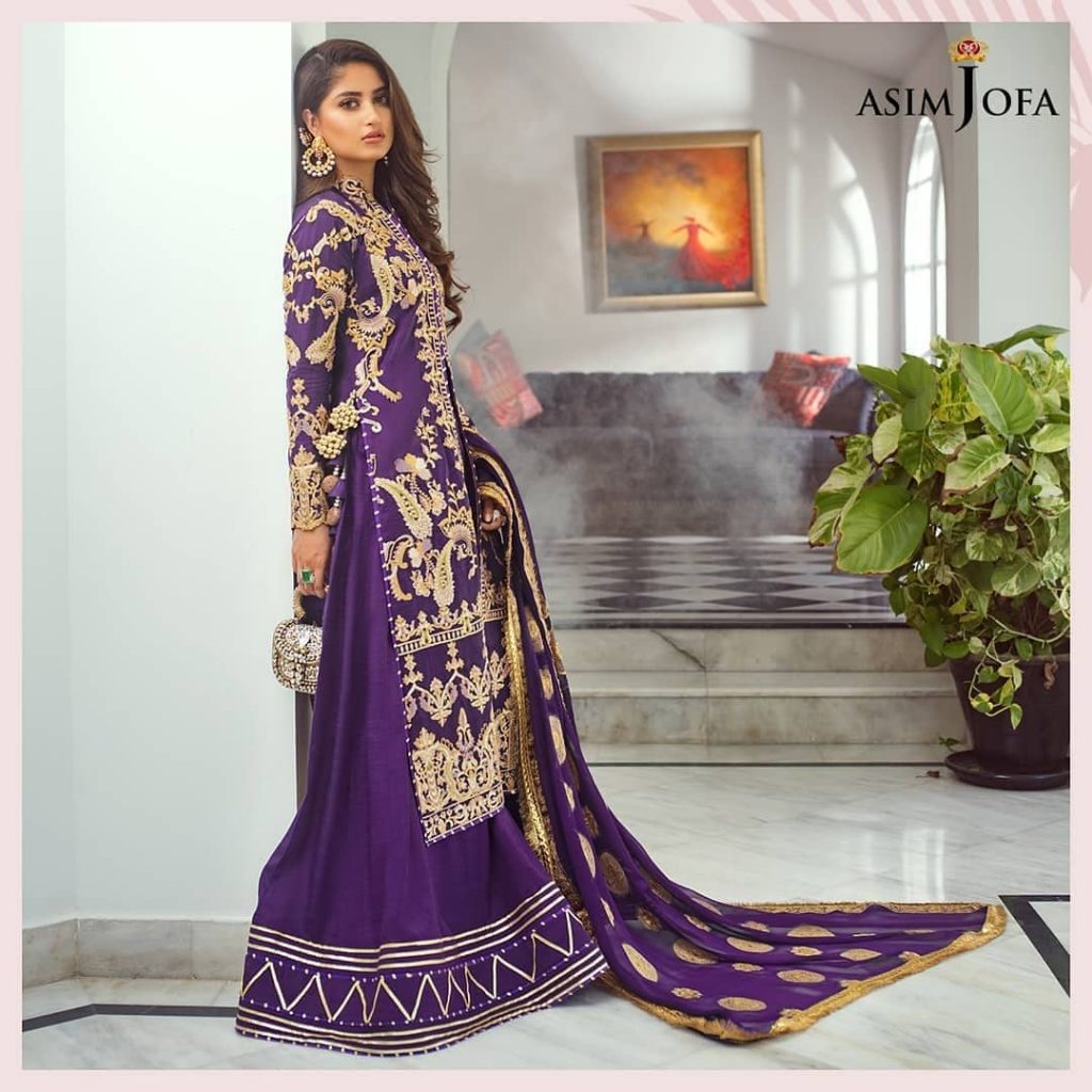 Latest Upcoming Collection Of Asim Jofa Featuring Sajal Ali