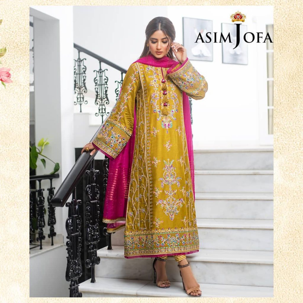 Latest Upcoming Collection Of Asim Jofa Featuring Sajal Ali