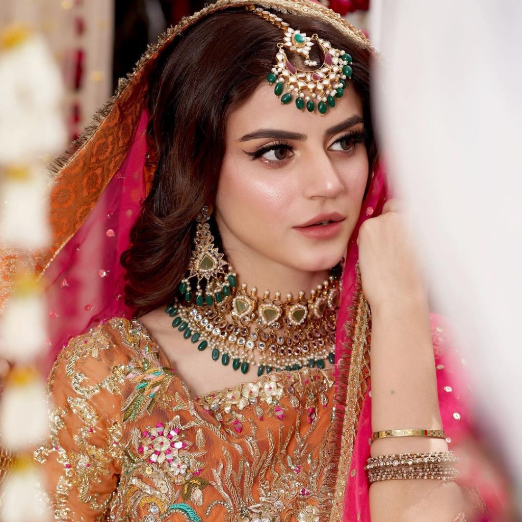 Latest Bridal Shoot Featuring The Stunner Zubab Rana