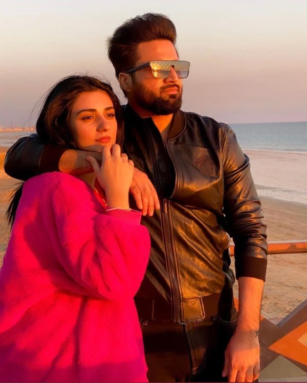 Beautiful Couple Sarah Khan and Falak Shabir Latest Clicks