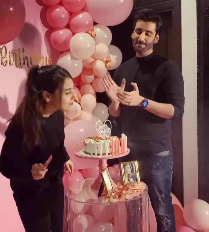 Agha Ali Surprised Hina Altaf On Her Birthday