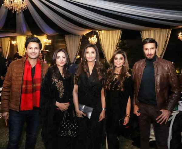 Pakistani Celebrities spotted with Turkish Actor Celal Al last night