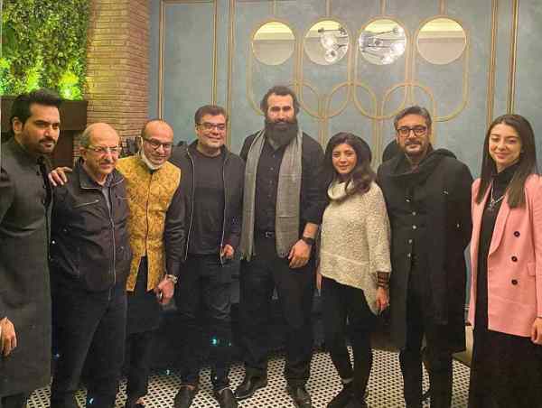 Pakistani Celebrities spotted with Turkish Actor Celal Al last night