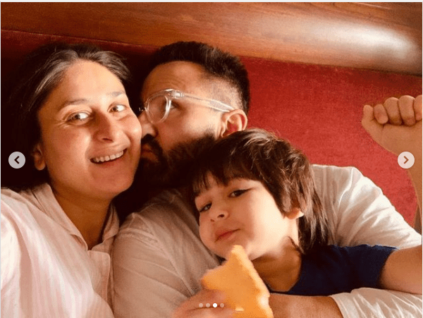 Kareena Kapoor Shares Adorable pic with Saif & Taimur on New Year Eve