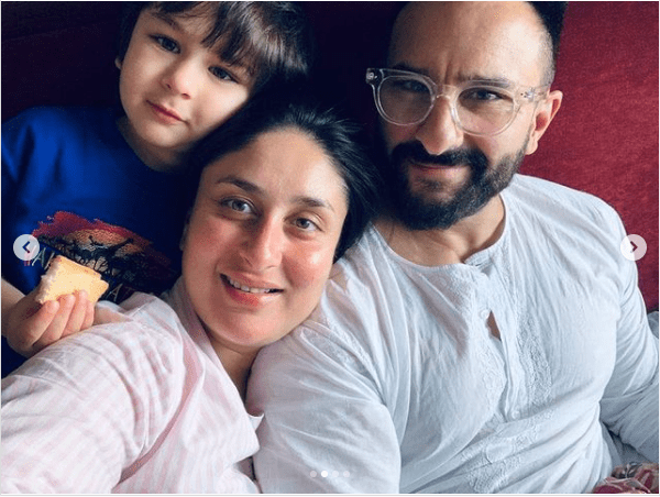 Kareena Kapoor Shares Adorable pic with Saif & Taimur on New Year Eve