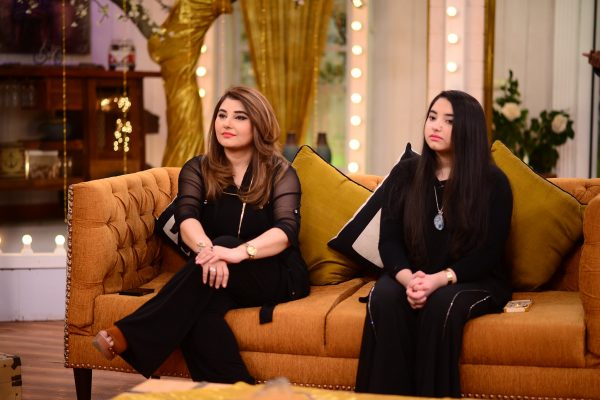 Javeria and Saud with Family in Nida Yasir Morning Show