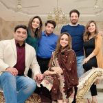 Nadia Khan with Husband at Javeria Saud Home for Dinner