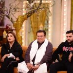 Actor Shabbir Jan with his Wife, Daughter and Son in Good Morning Pakistan