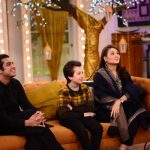 Iqrar ul Hassan with his Wife and Son in Good Morning Pakistan