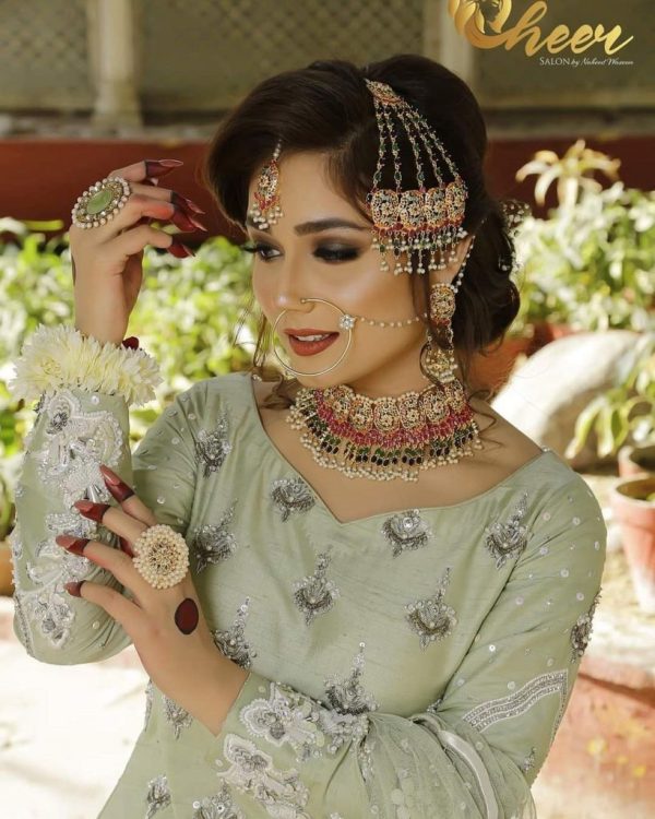 Sumaiyya Bukhsh Looking Gorgeous In Pakistani Bridal Dress
