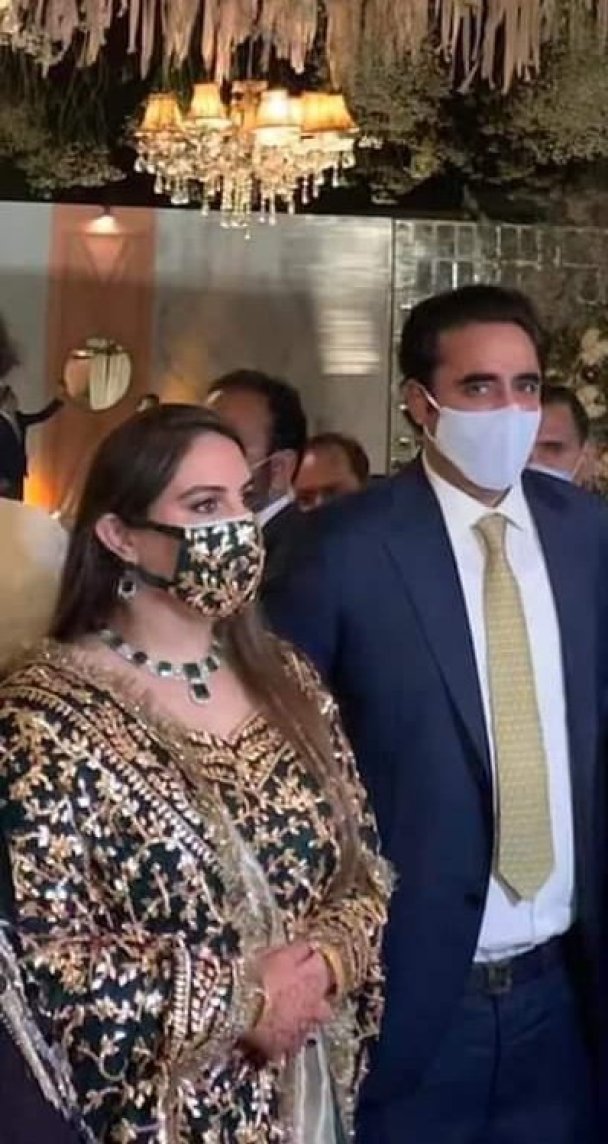 Bakhtawar Bhutto Zardari Beautiful Reception Pictures