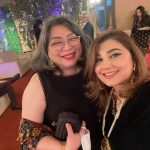 Javeria and Saud at a Family Wedding Event