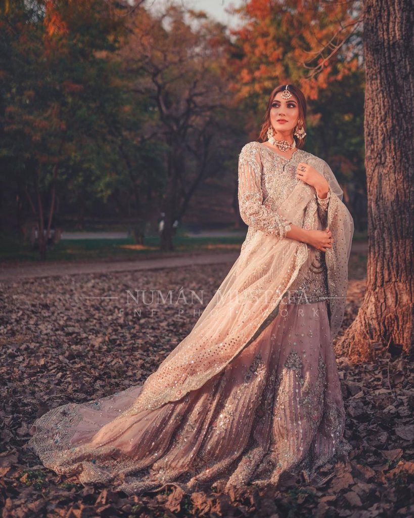 Nazish Jahangir Rocking The Ivory Bridal Look