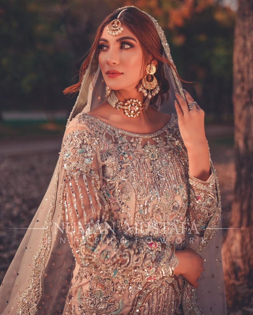 Nazish Jahangir Rocking The Ivory Bridal Look