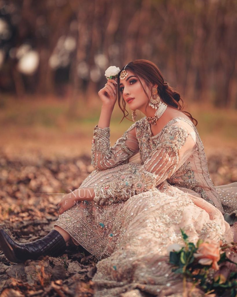 Nazish Jahangir Rocking The Ivory Bridal Look