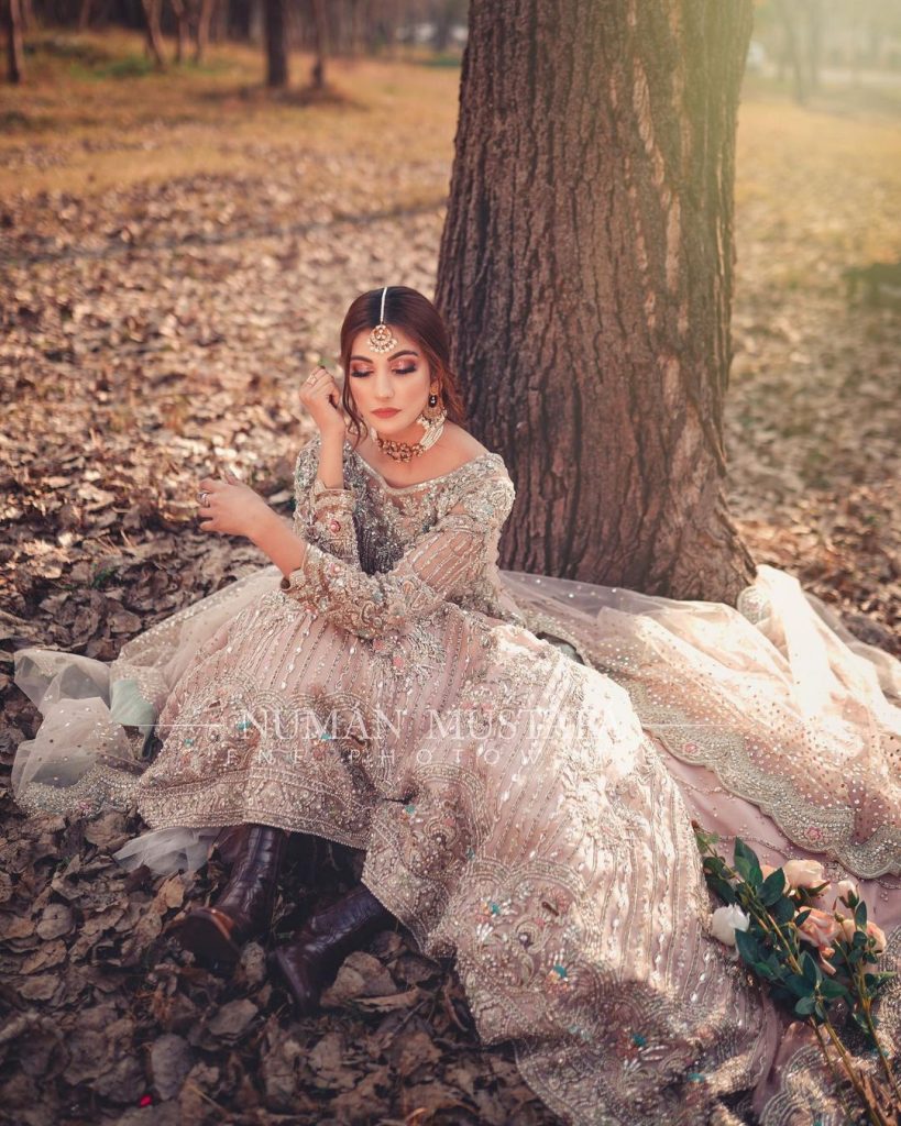 Nazish Jahangir Rocking The Ivory Bridal Look