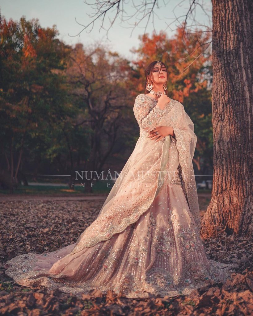 Nazish Jahangir Rocking The Ivory Bridal Look