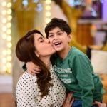 Saba Faisal With her Daughter and Son in Good Morning Pakistan