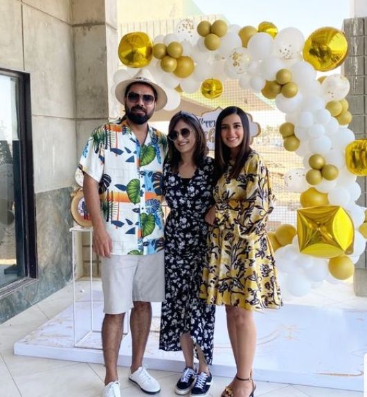 Iqra Aziz And Yasir Hussain Attend Birthday Party