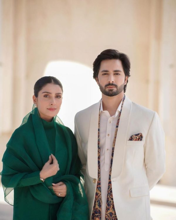 Ayeza And Danish Pose In Eastern Attire For Latest Project