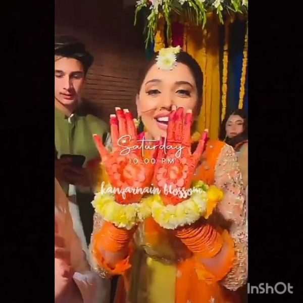 Tiktok Stars Kanwal Aftab and Zulqernain Sikander Dholki Pictures and Videos