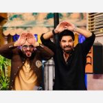 Yasir Hussain And Amar Khan Pictures From Jeeway Pakistan Show